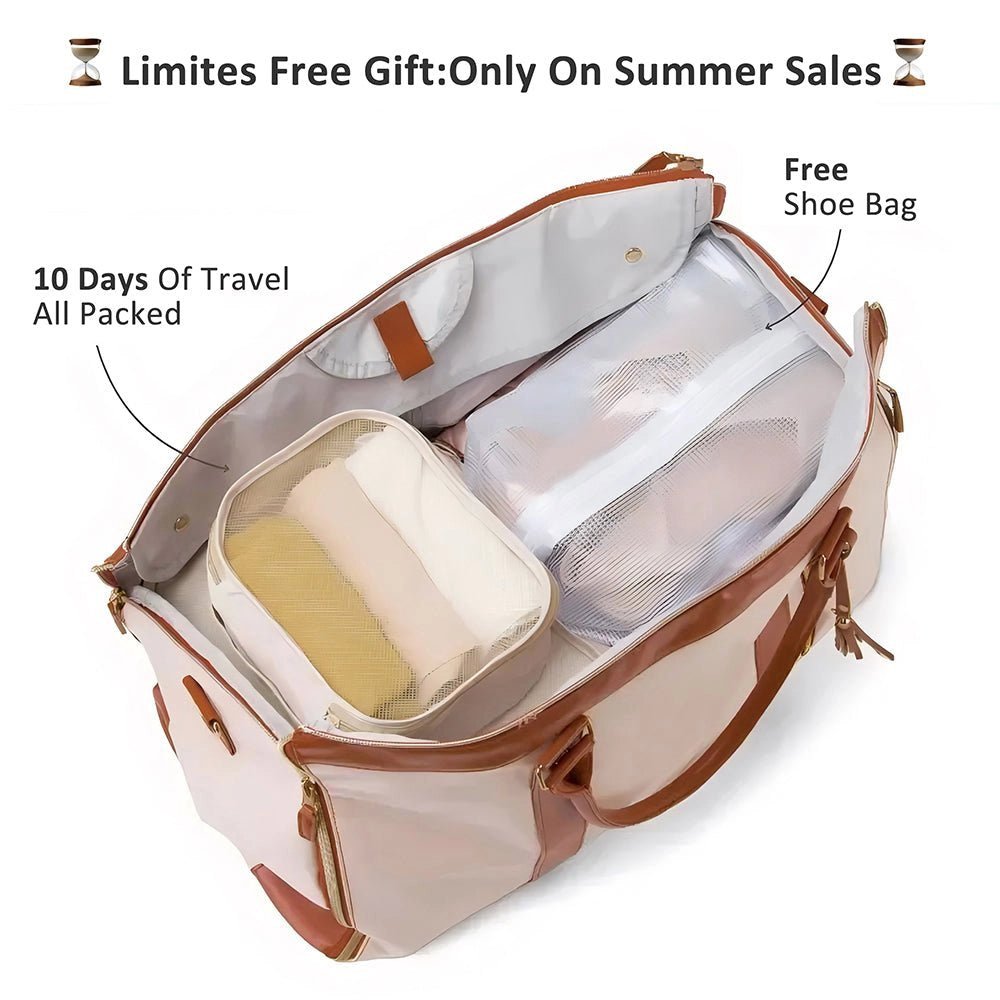 Folded Jess Bag showing compact and portable design